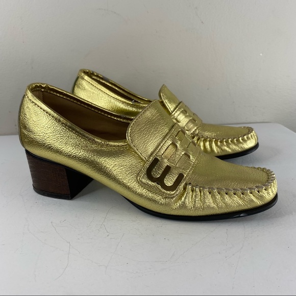 Vintage Shoes Vintage Fanfares Leather Upper Genuine Hand Laced